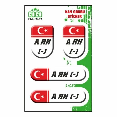 KAN GRUBU STİCKER A RH-