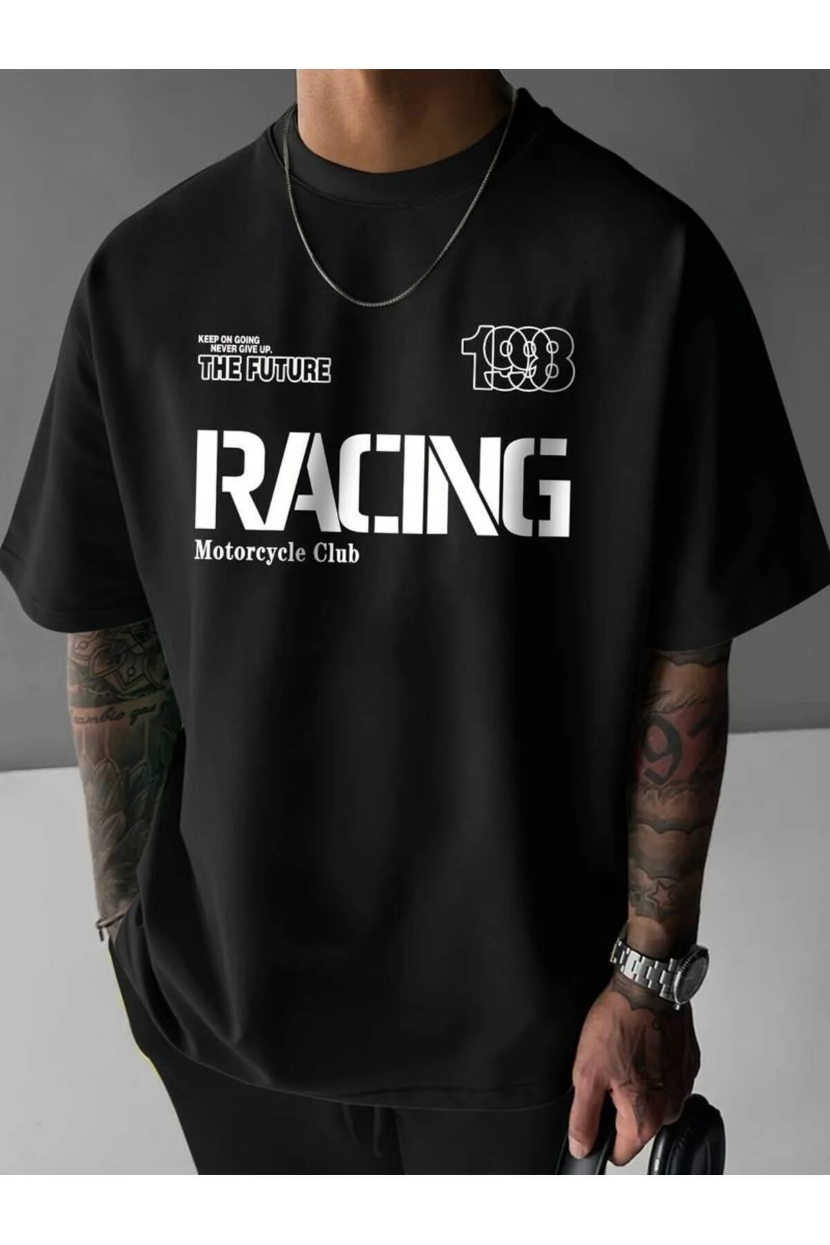 Motorcu Tsirt Model:8 XL BEden